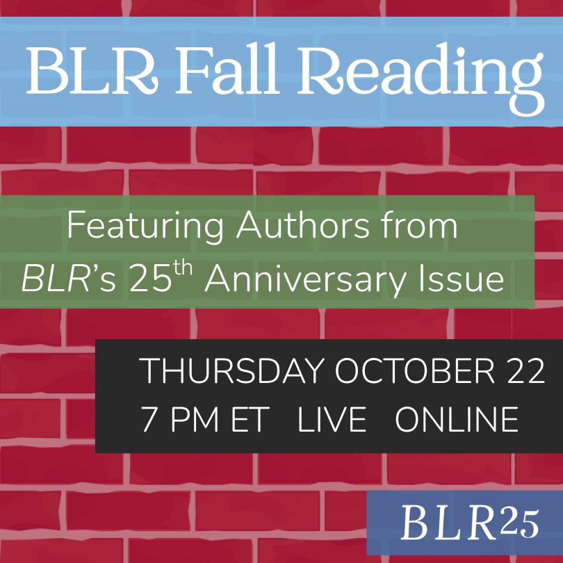Bellevue Literary Review: 2026 Fall Reading